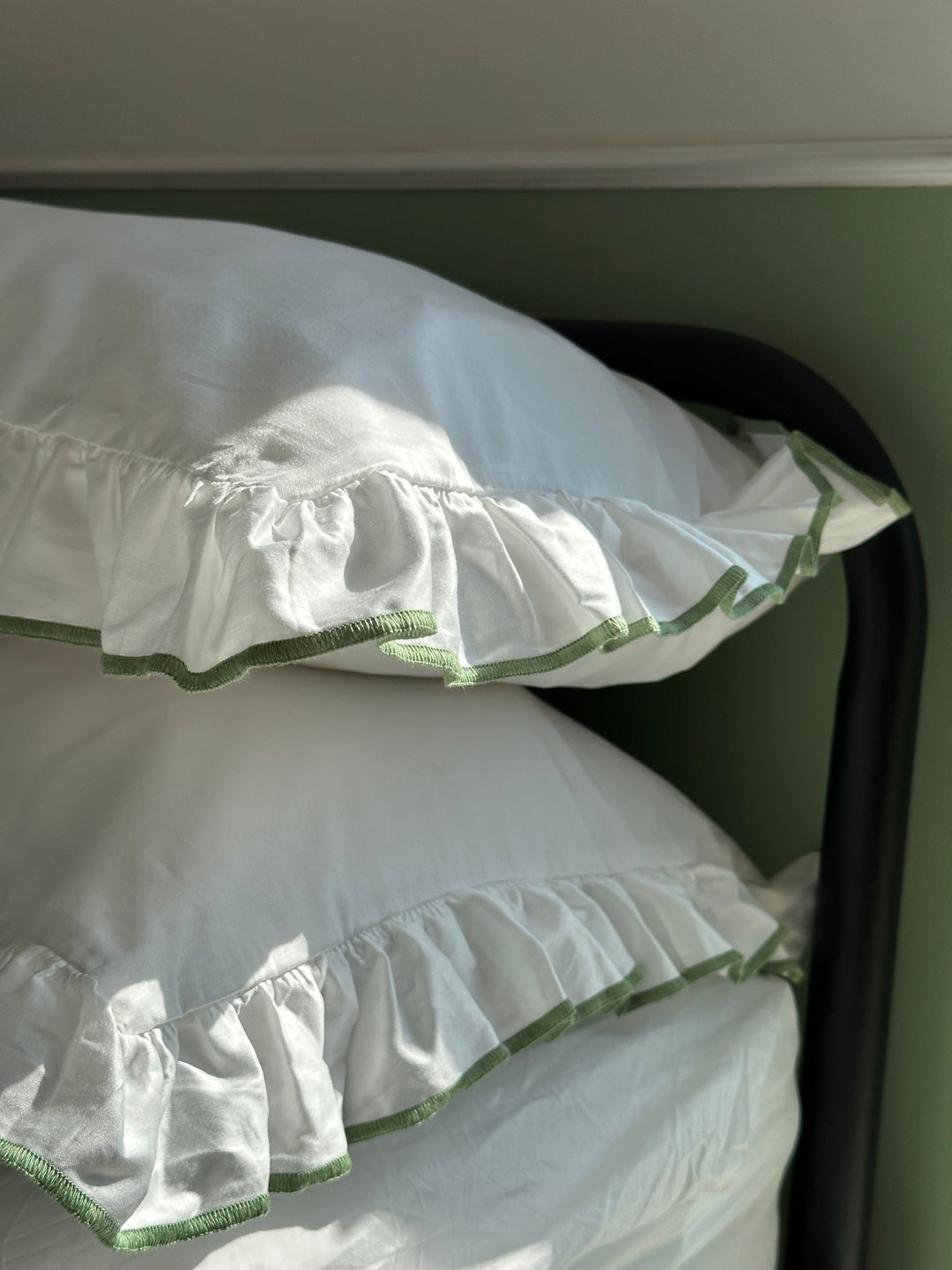 Provence Cotton Bedding - Olive Green