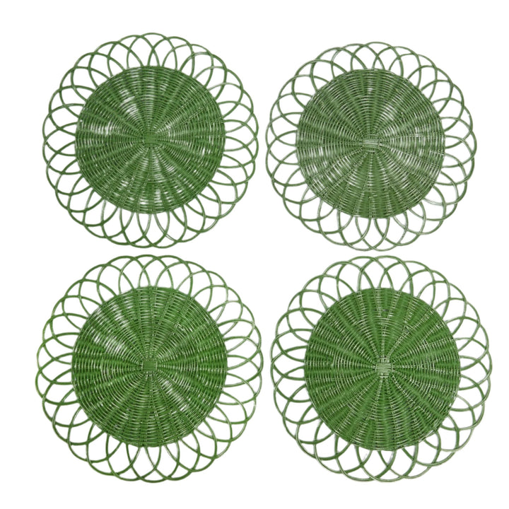 Green Cabana Placemats - Set of 4