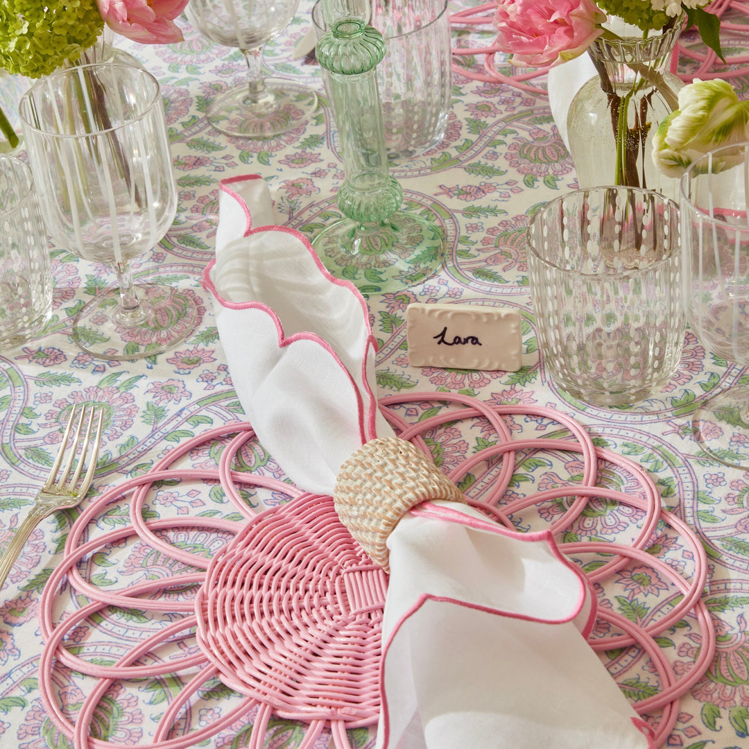 White Ceramic Placecards