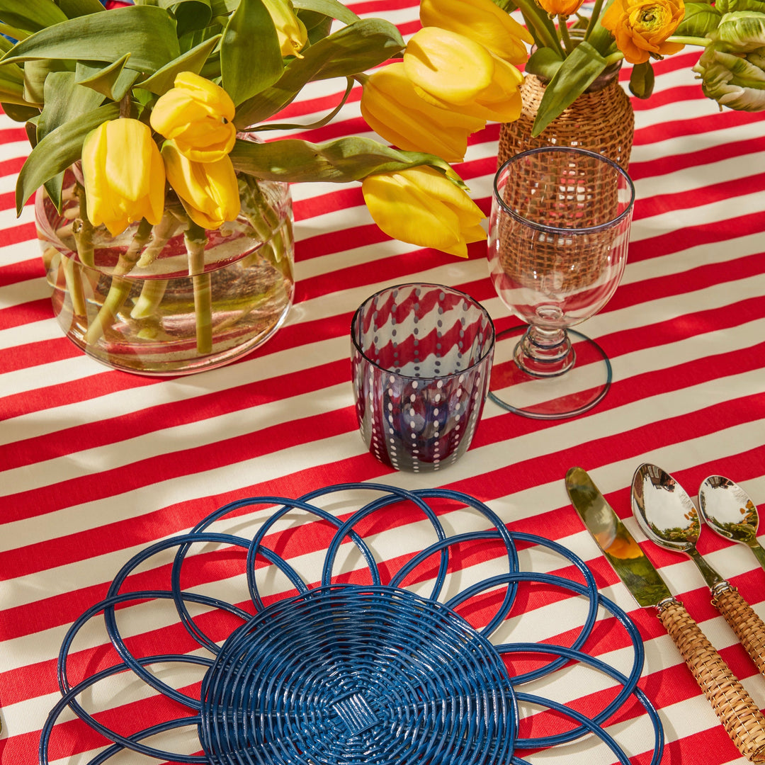 Red Stripe Tablecloth