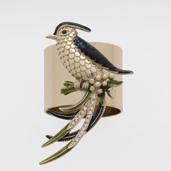 Bird Napkin Rings, Set of Two
