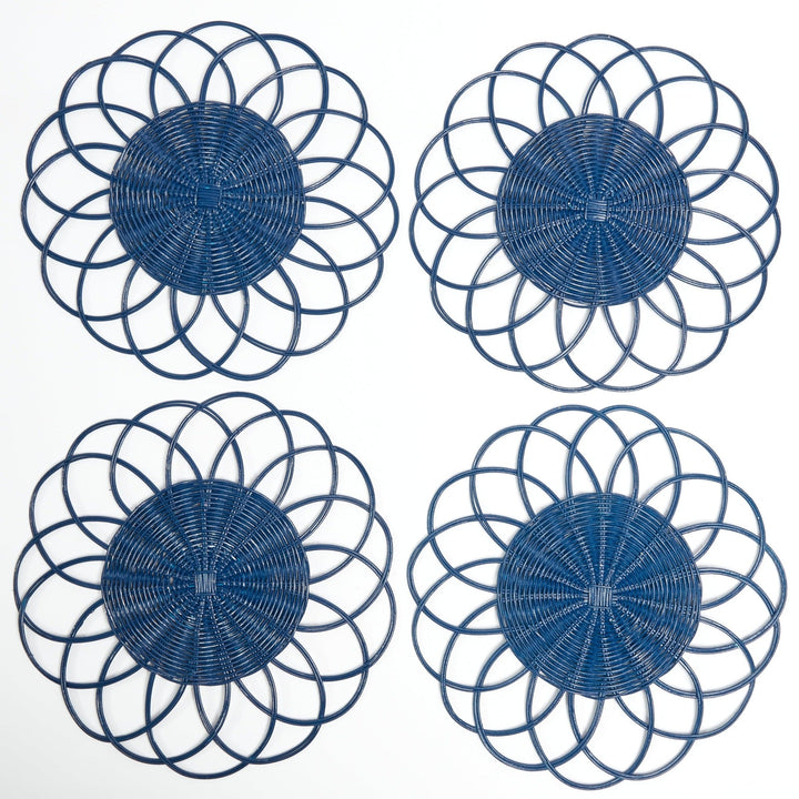 Dark Blue Cabana Placemats - Set of 4