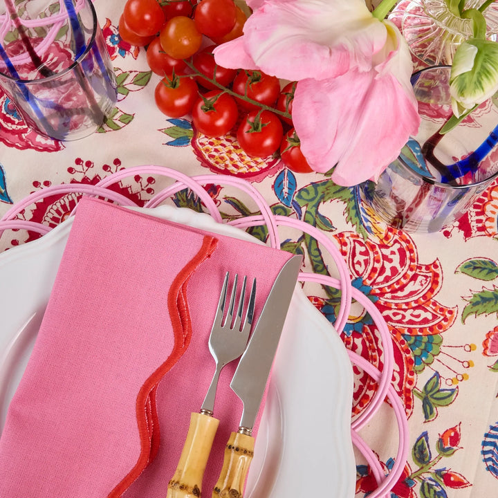 Pink Cabana Placemats - Set of 4