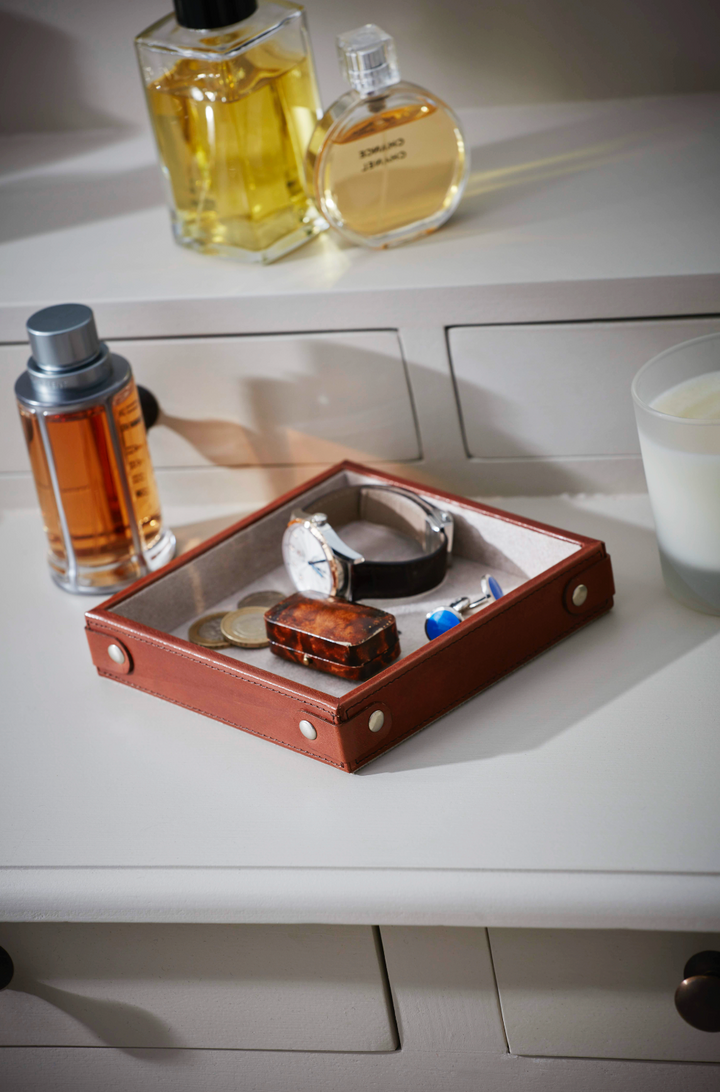 Archie Leather Coin Tray