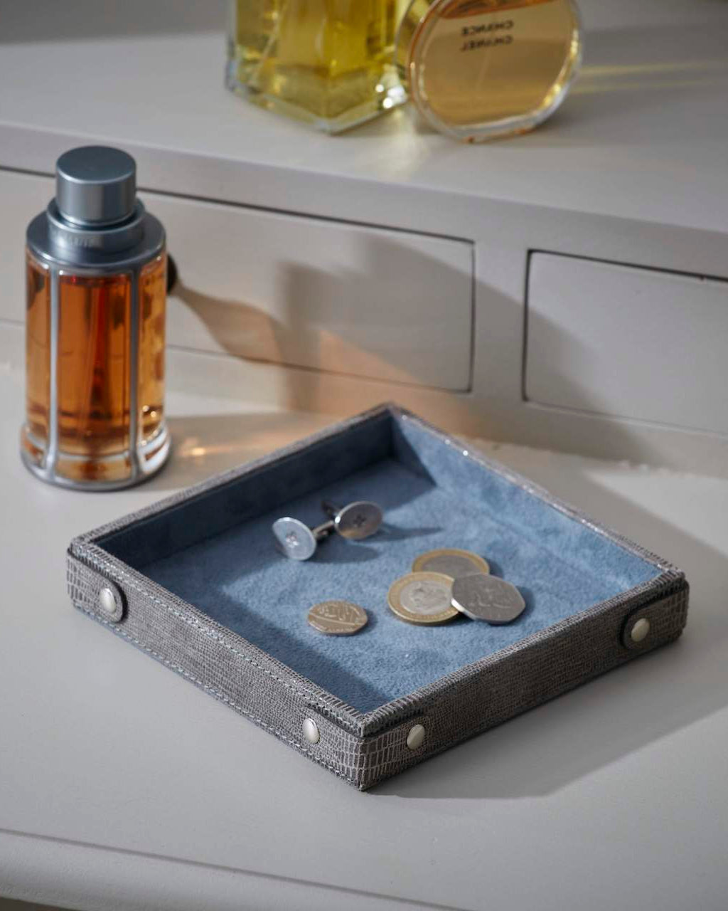 Archie Leather Coin Tray