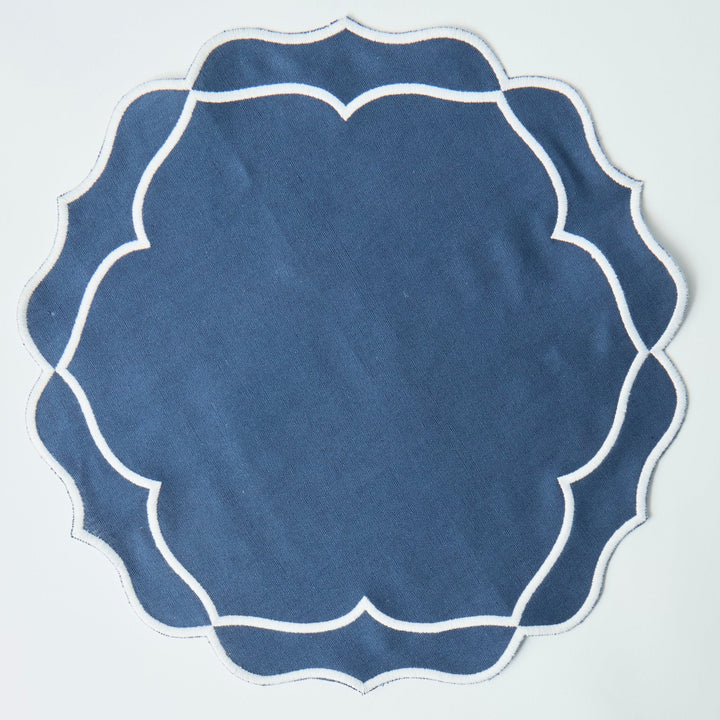 Blue Sasha Placemats - Set of 4