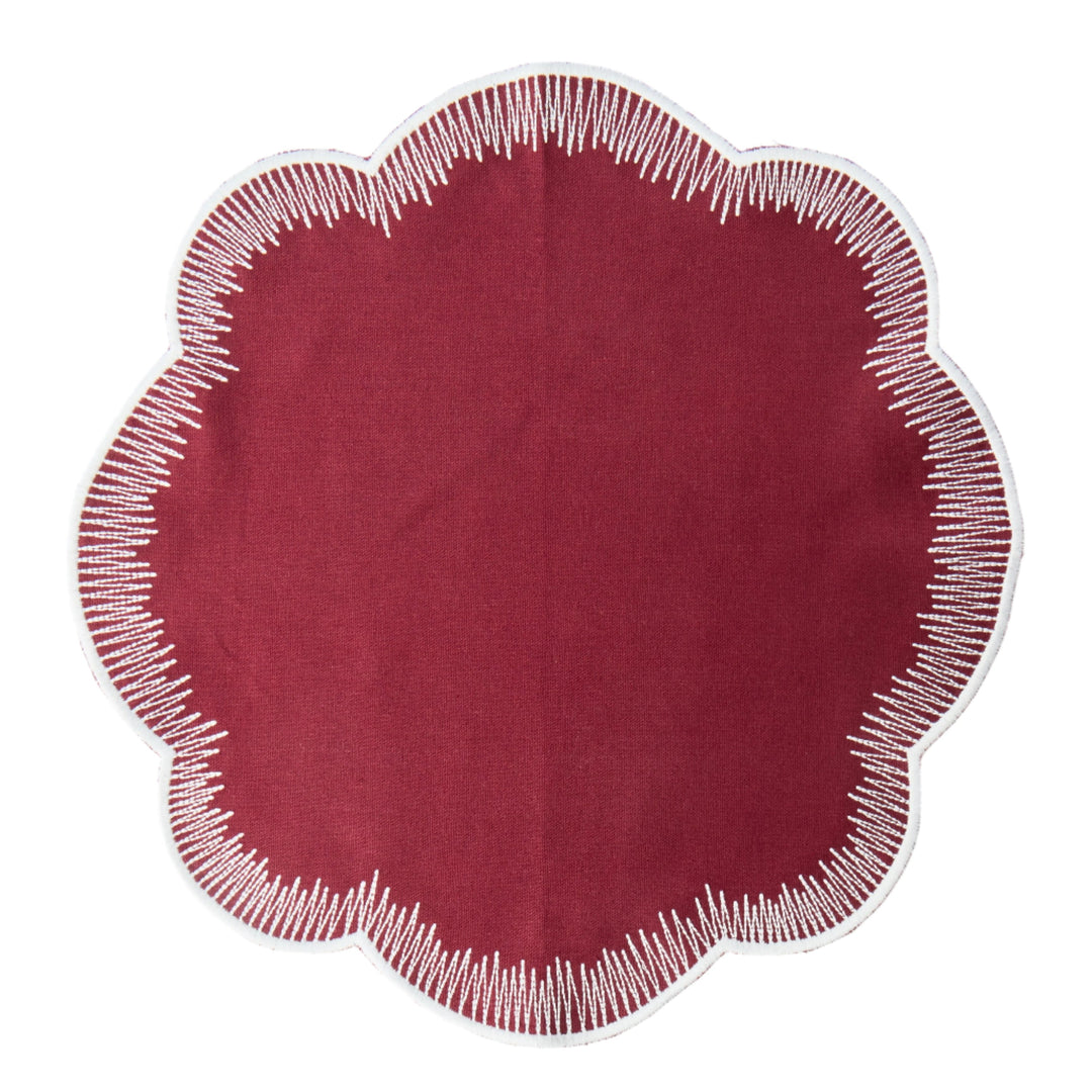 Maroon Harry Placemat - Set of 4