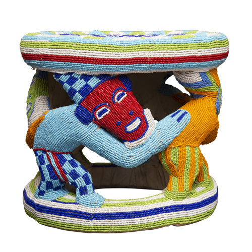Bamileke Beaded Stool IX