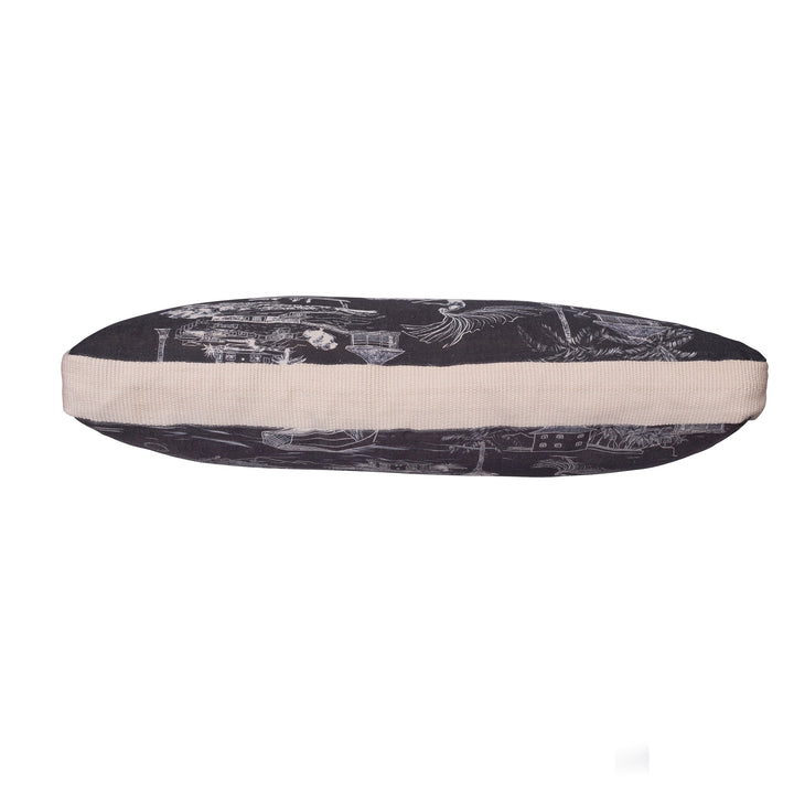 Banana Island Atlantic Grey Kpokpo Cushion