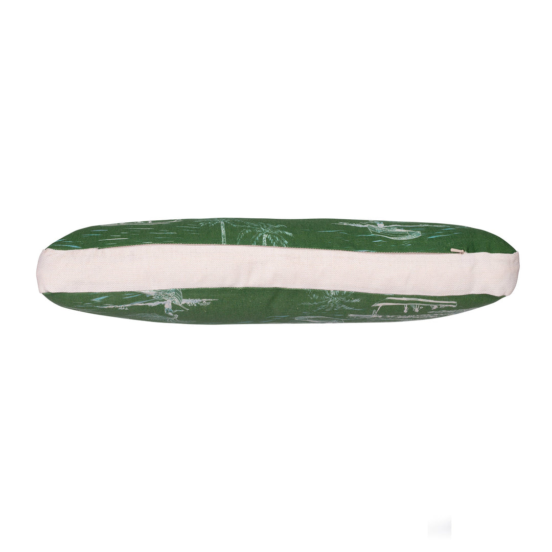Banana Island Palm Green Kpokpo Cushion