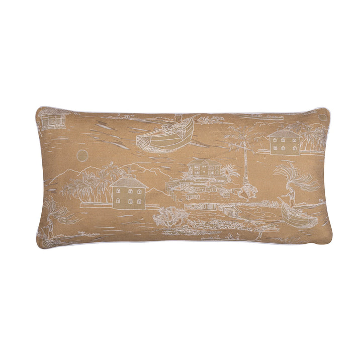 Banana Island Sand Beige Small Cushion