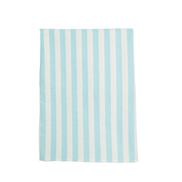 Turquoise Stripe Tablecloth