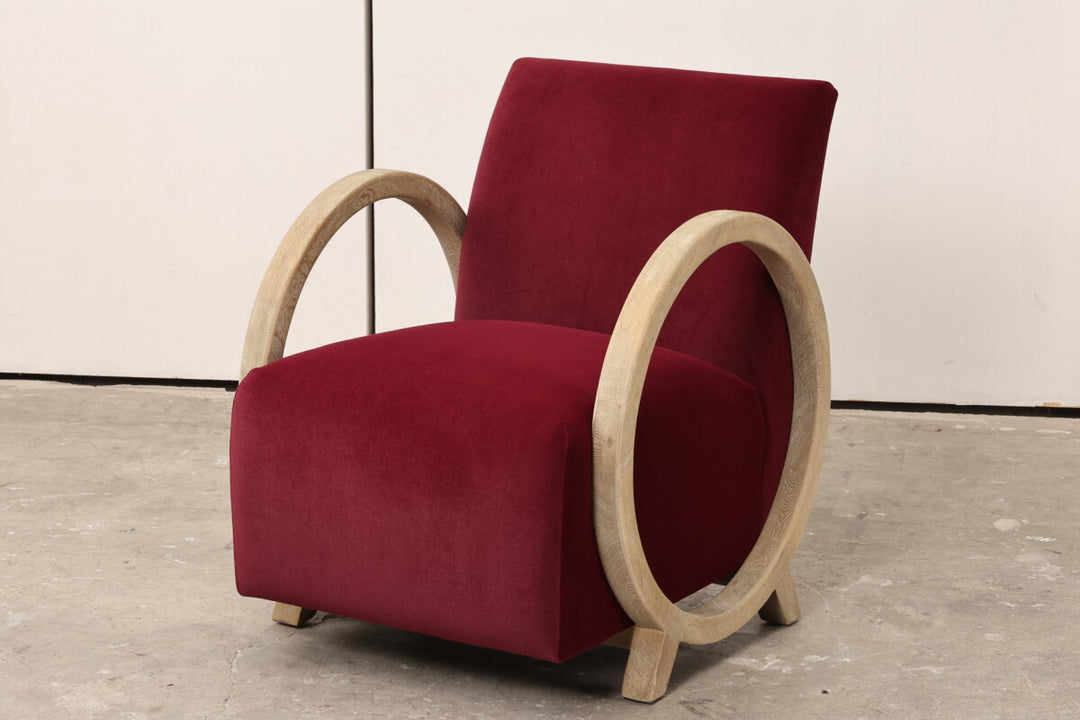 Wick Club Chair - Plum