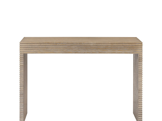 Wickham Ribbed Oak Console Table