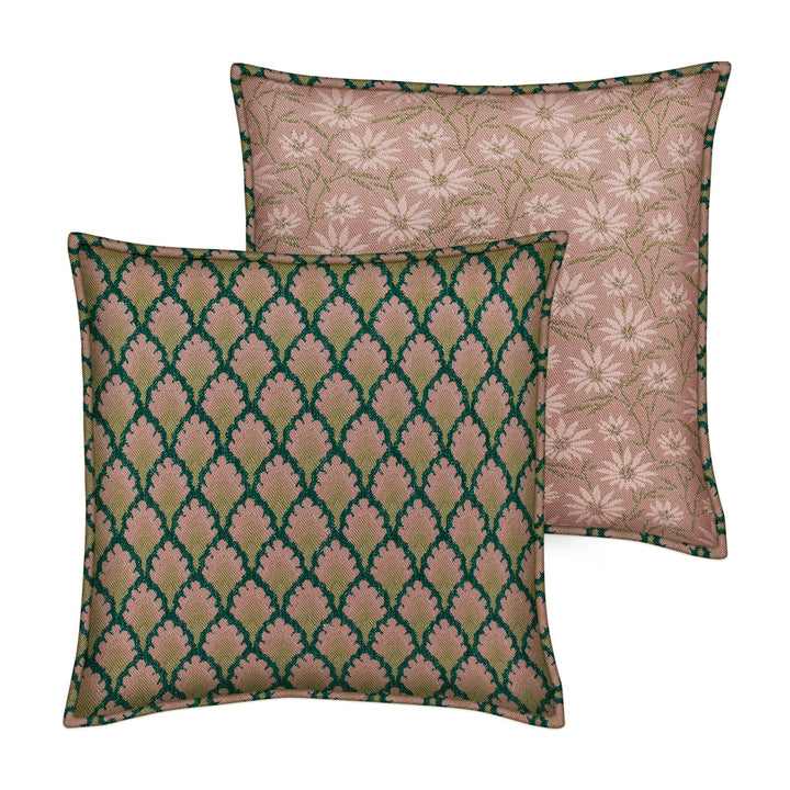 Jessica Moss & Rose x Mako Rose & Olive Double Sided Cushion