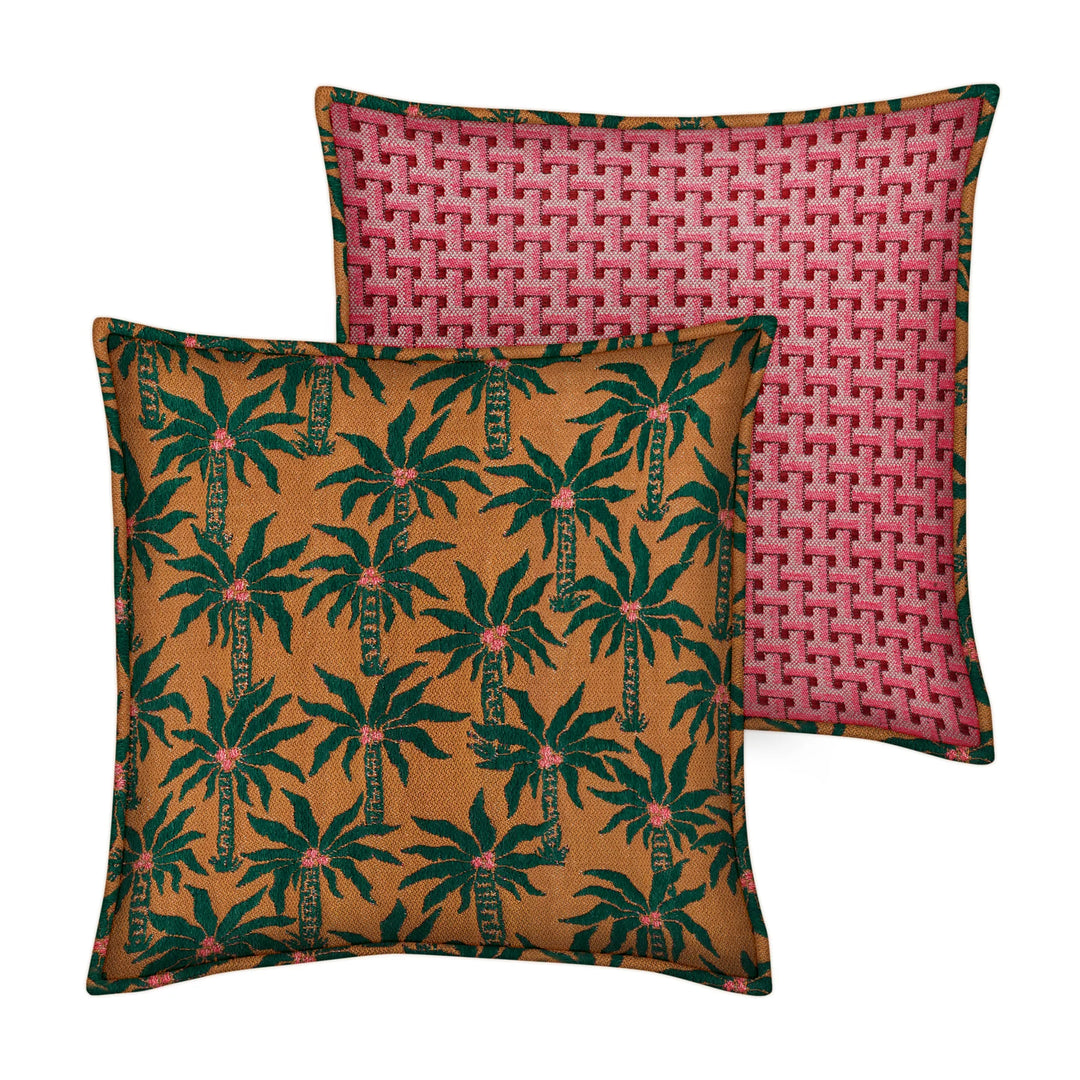 Laura Moss & Caramel x Janis Bordeaux & Pink Double Sided Cushion