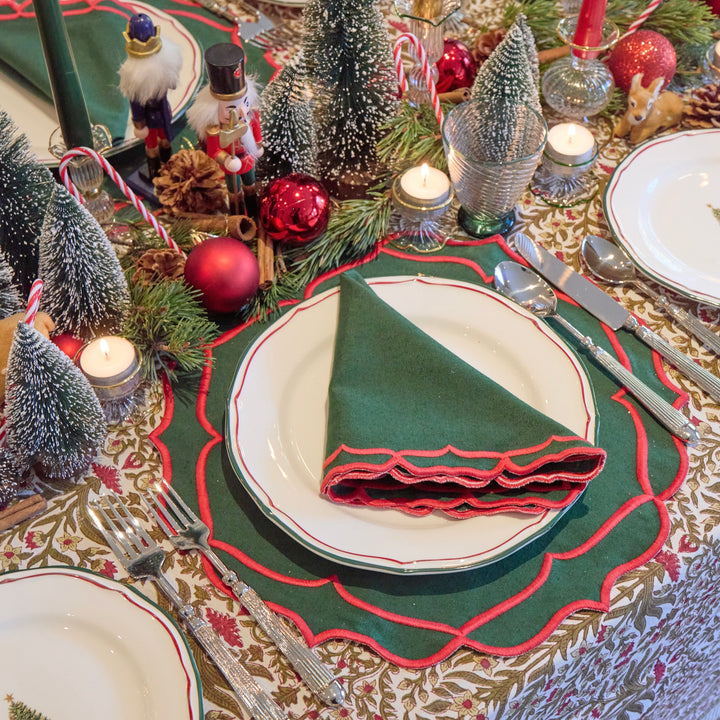 Noel Red & Green Christmas Napkins