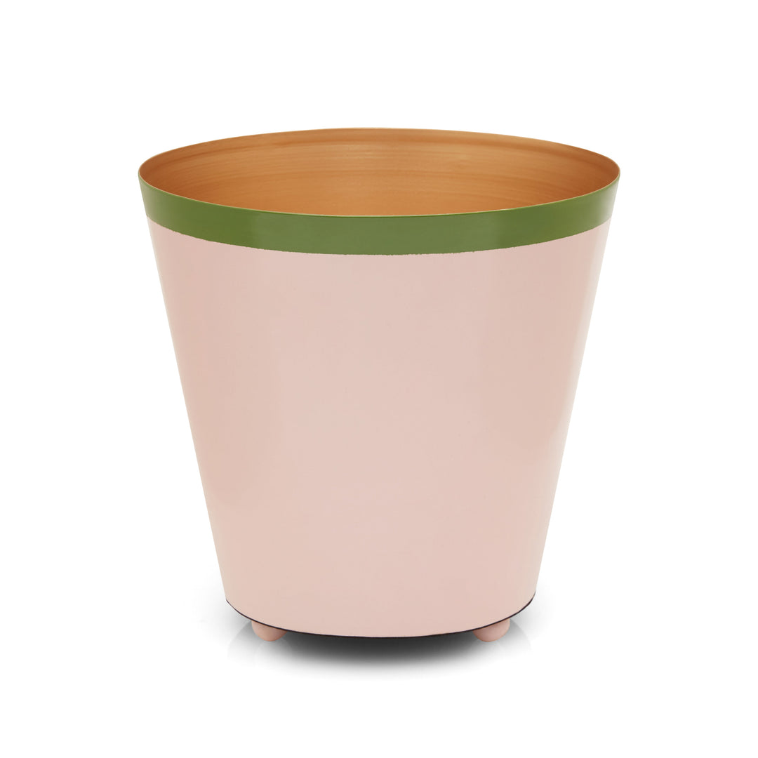 The Penny Planter - Pink & Green Rim