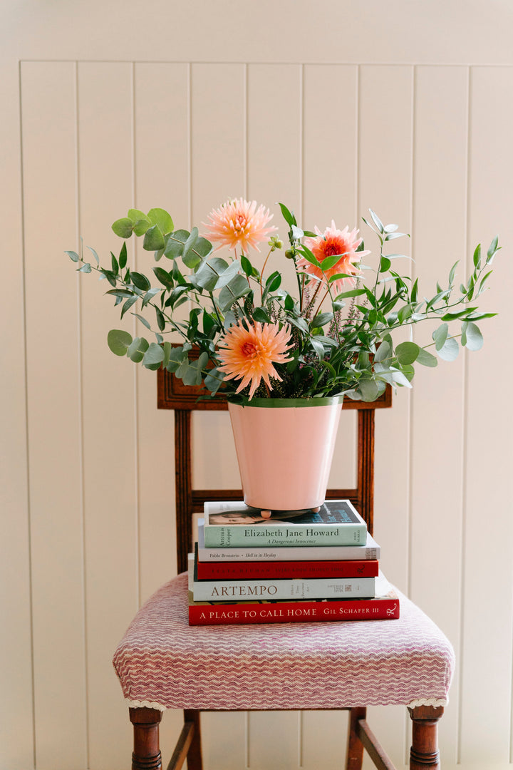 The Penny Planter - Pink & Red Rim