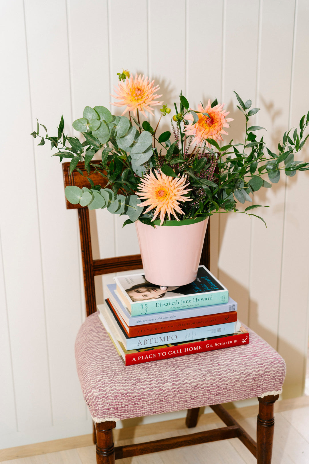 The Penny Planter - Pink & Green Rim