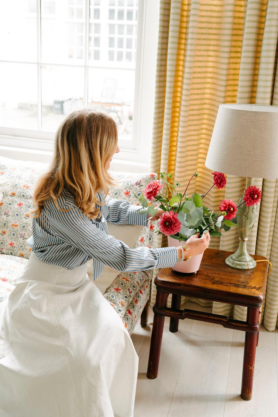 The Penny Planter - Pink & Red Rim