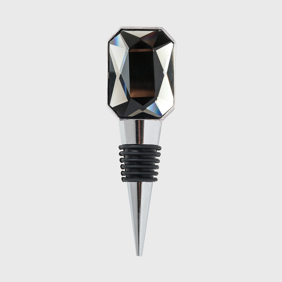 Single Gem Wine Stopper, Dark Crystal