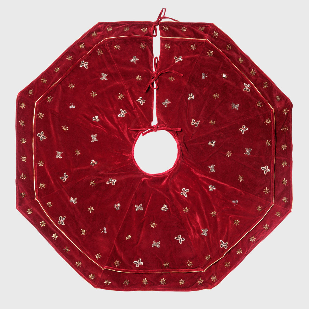 Red Bow Tree Skirt - Extra Large