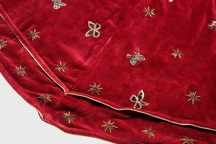 Red Bow Tree Skirt - Extra Large