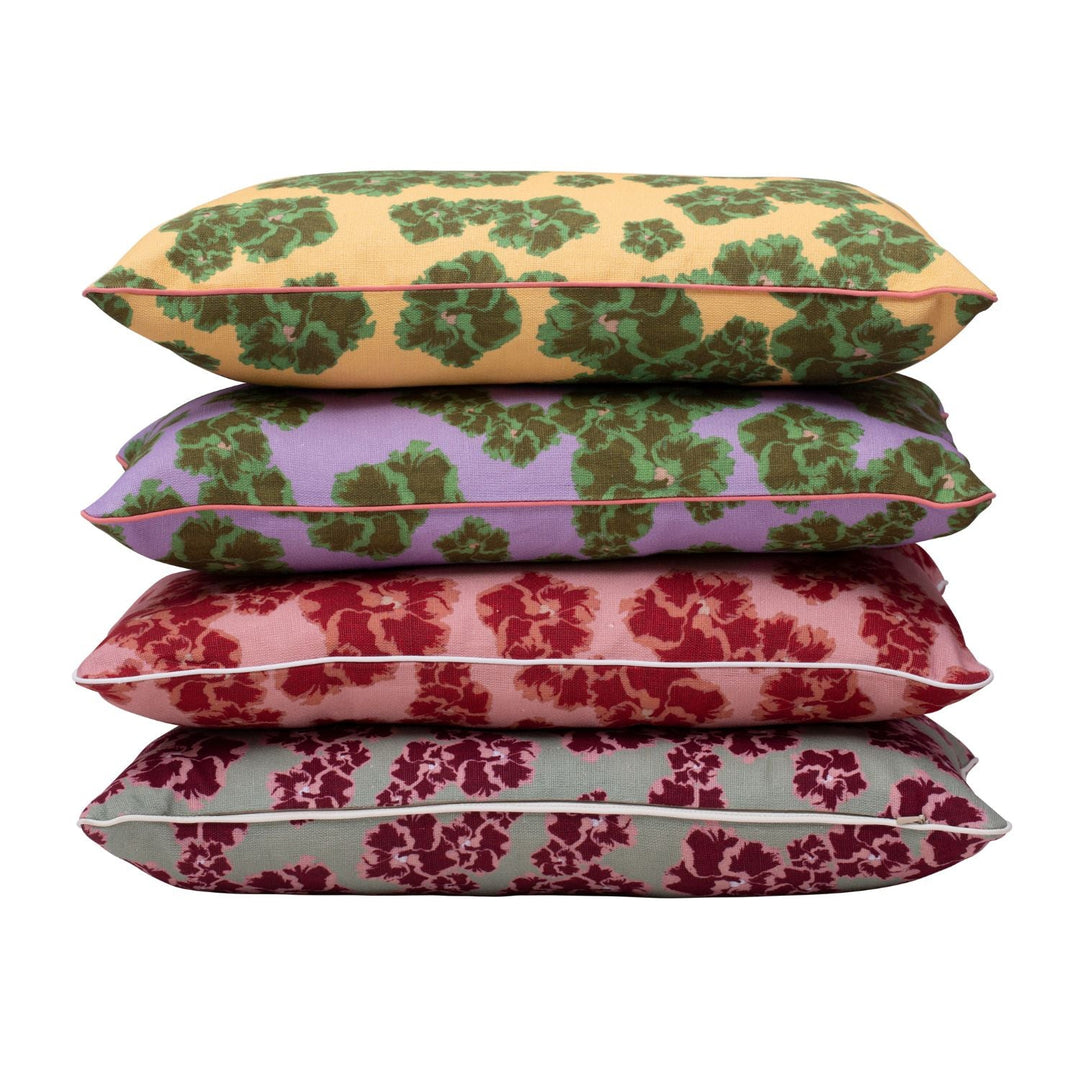 Ronko Hibiscus | Seafoam Small Cushion