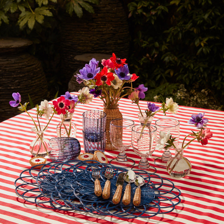 Red Stripe Tablecloth