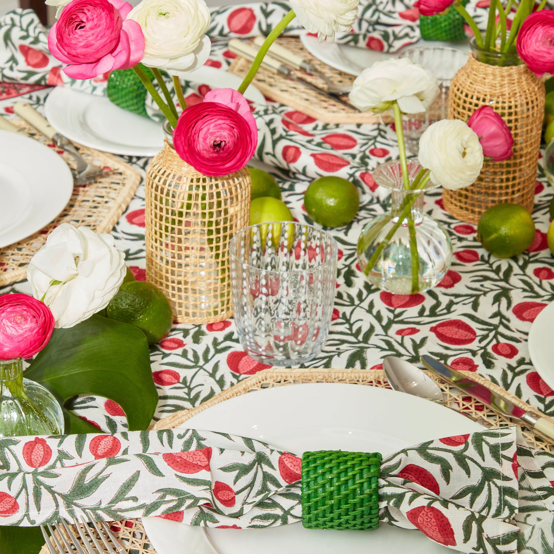 Pink Pomegranate Tablecloth