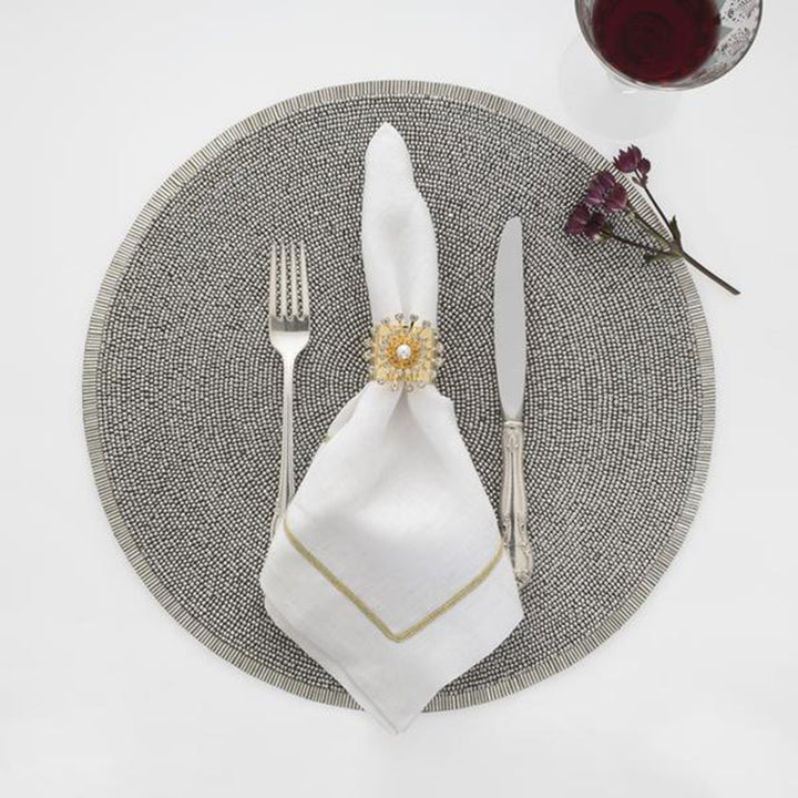 Pearl Star Napkin Rings, Set of Two