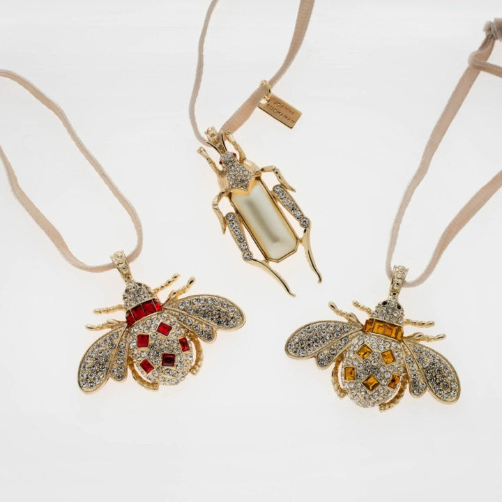 Jewelled Insect Hanging Ornaments - Set of 3