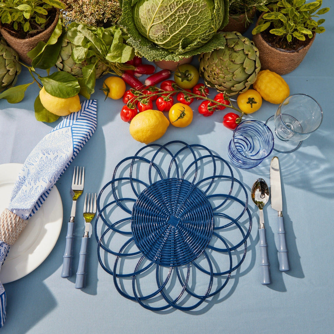 Cleo Pale Blue Tablecloth