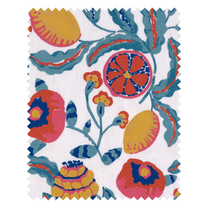 Fiori Di Limone Embroidered Fabric