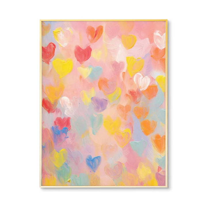 Happy Hearts Fine Art Print - Vertical