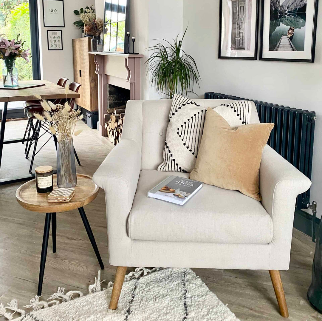 Manhattan Oatmeal Linen Chair