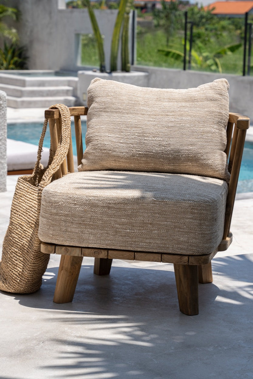 Malawi Accent Chair - Natural Beige