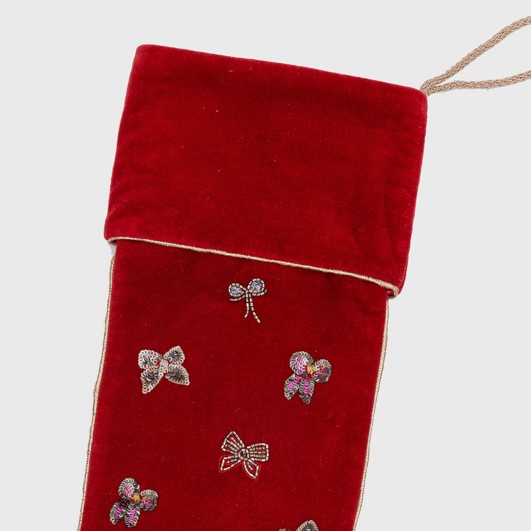 Red Bow Stocking