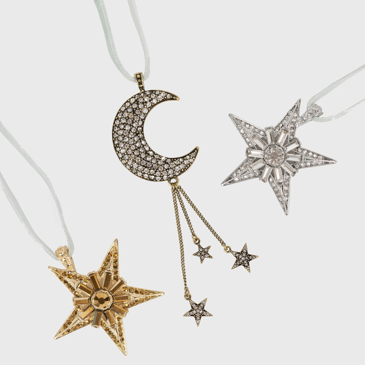 Celestial Hanging Ornaments - Set of 3