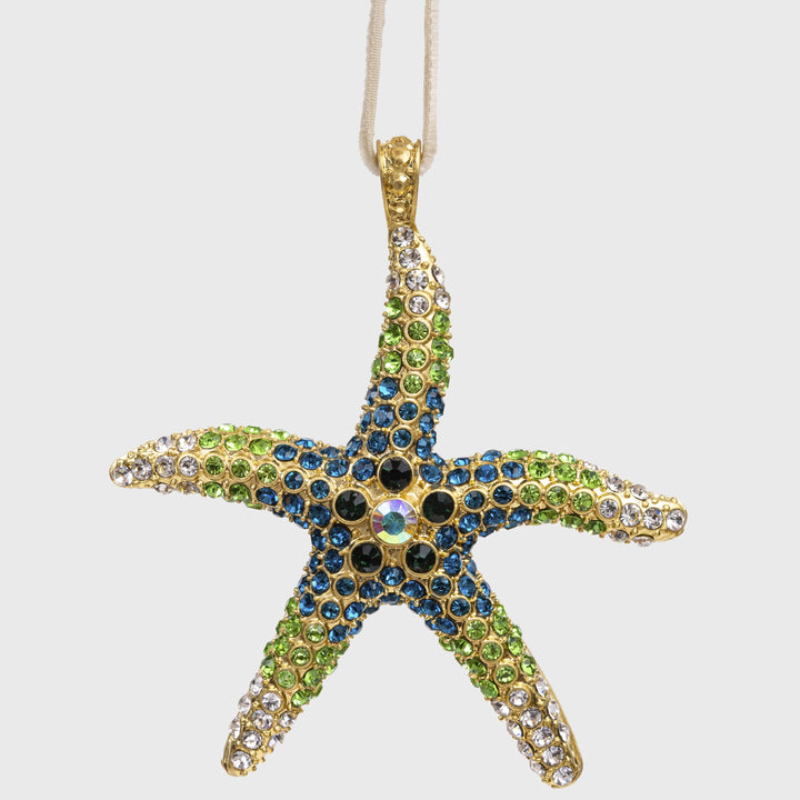 Green Starfish Hanging Ornament