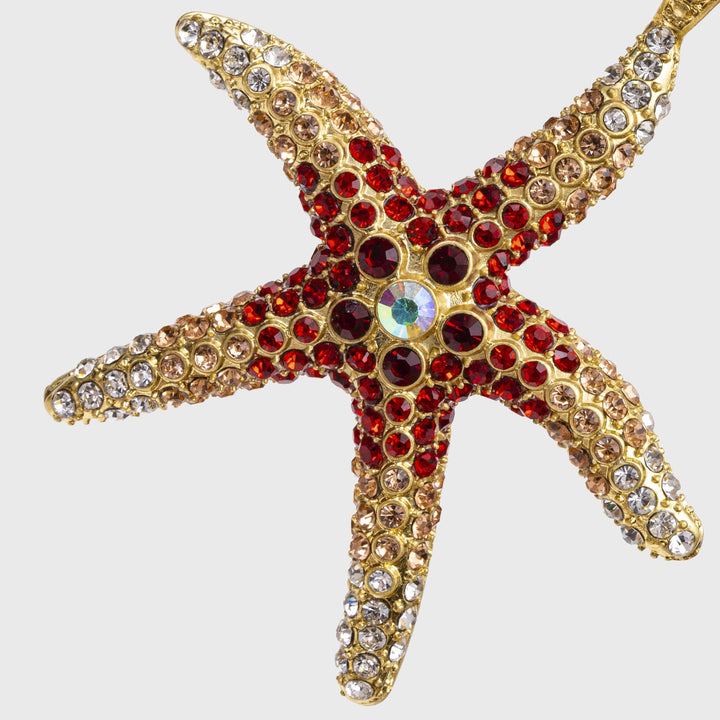 Coral Starfish Hanging Ornament