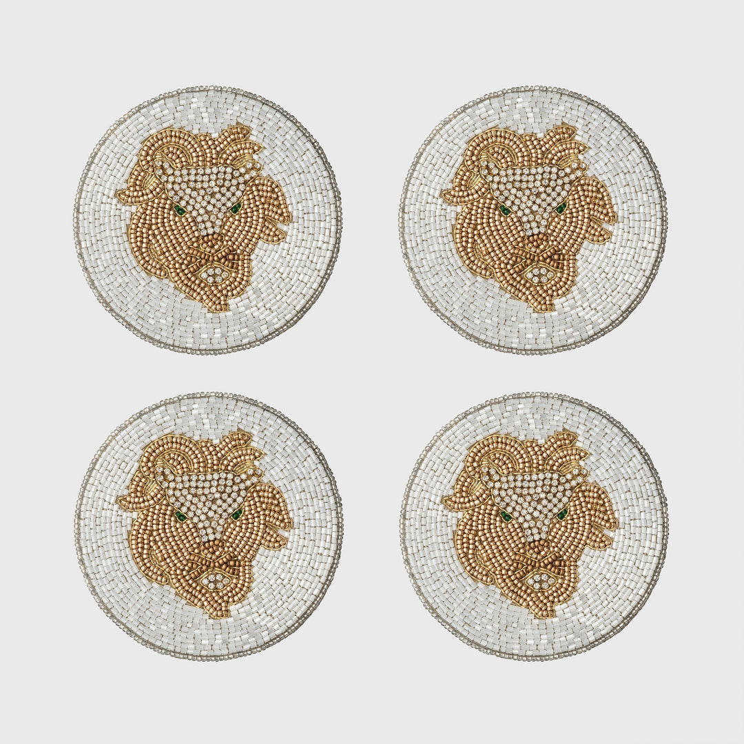 Leo Coasters, Set of Four