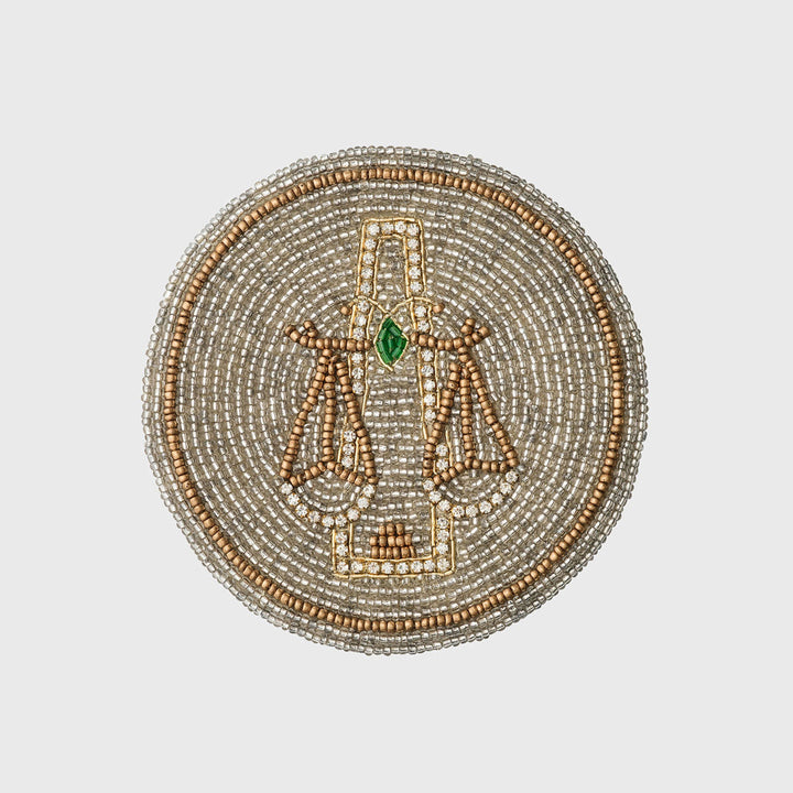 Libra Coasters, Set of Four