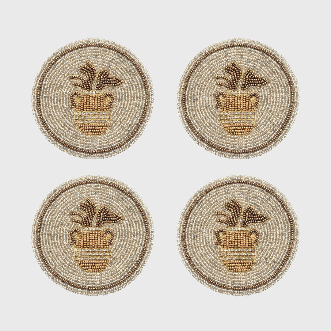 Aquarius Coasters, Set of Four