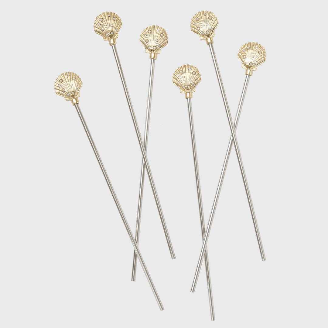 Shell Swizzle Sticks