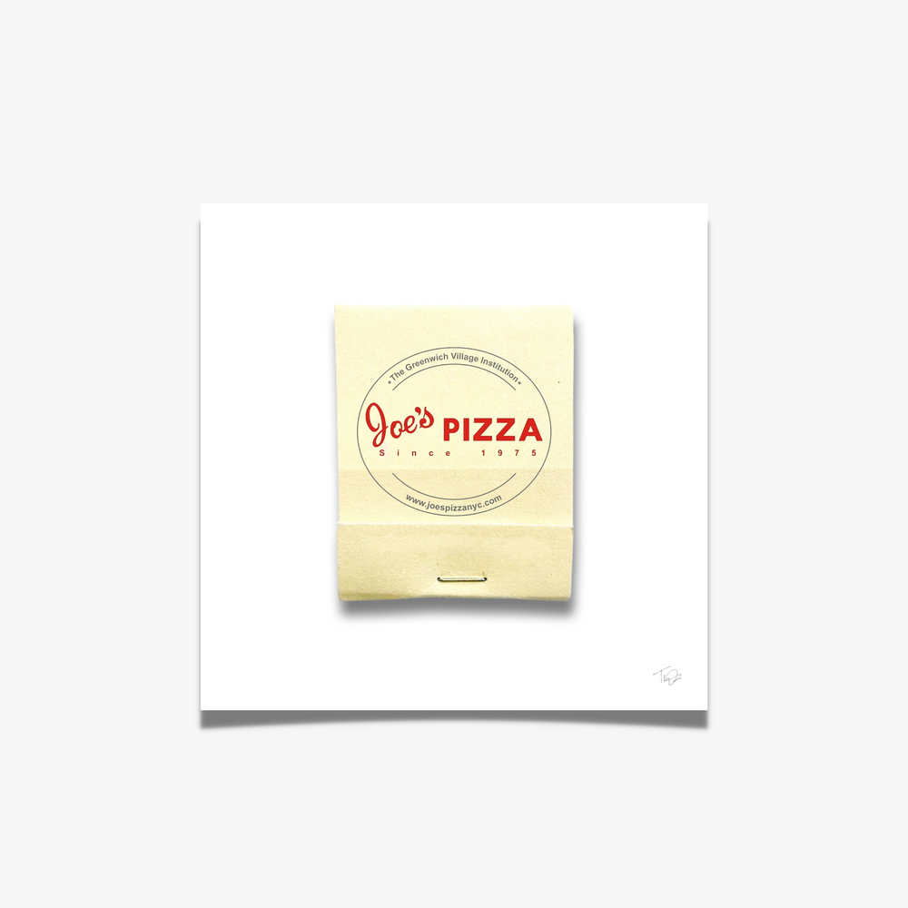 Joe's Pizza Unframed Matchbook Print