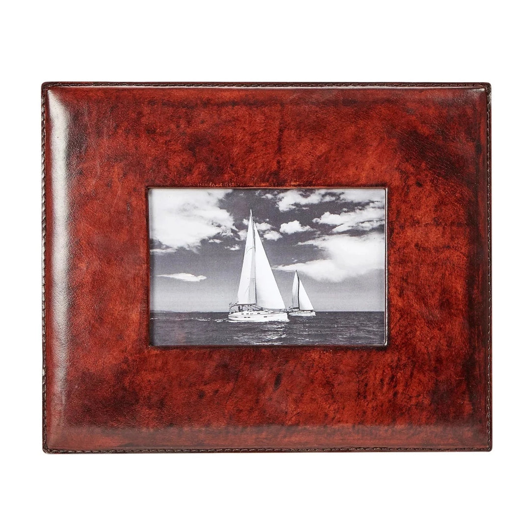 Kirkbridge Photo Frame - Mahogany Leather