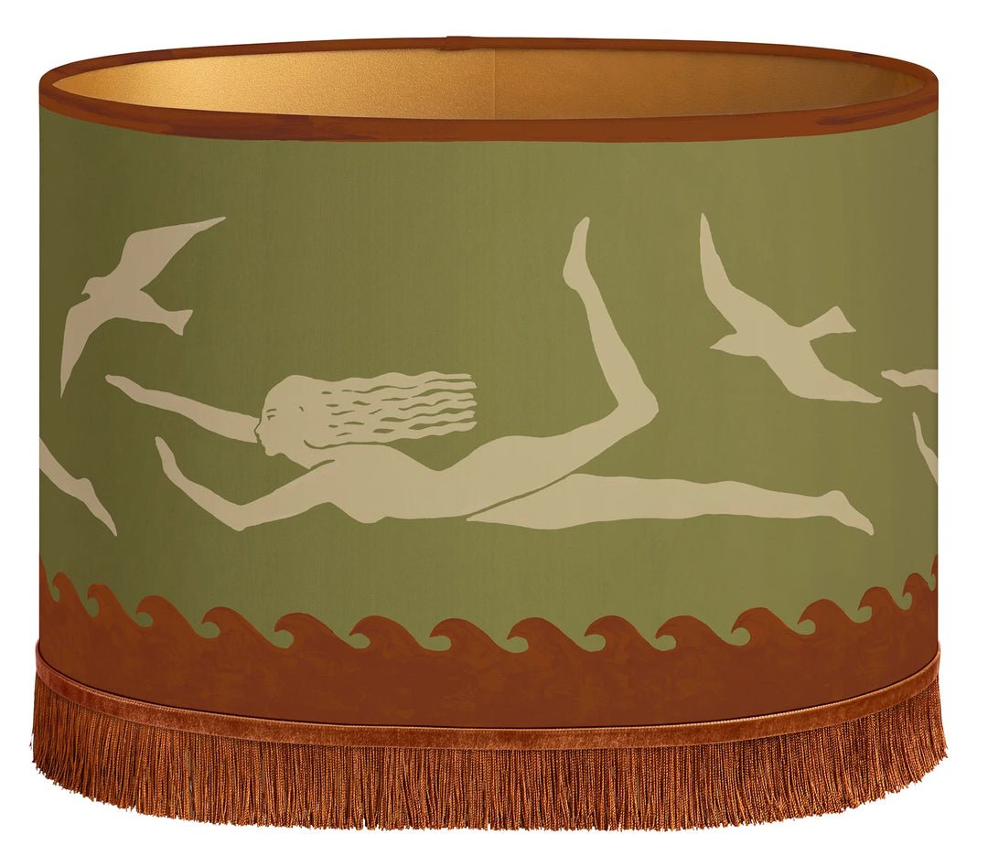 Thalassa Lampshade - Palm & Cinnamon