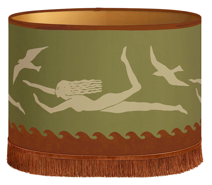 Thalassa Lampshade - Palm & Cinnamon